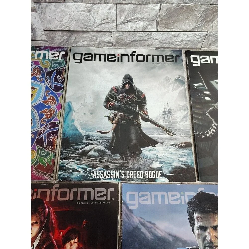 Lot Of 5 Game Informer Magazine Issues 255,257,258,259,262